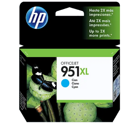 HP CN046AL (951)XL CYAN OFFICEJET 8100/8600/8610 1.500 CPS