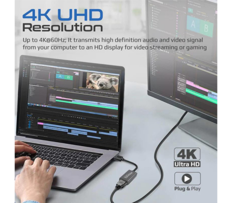 PROMATE MEDIALINK-DP ADAPTADOR DISPLAY PORT A HDMI 4K 60HZ