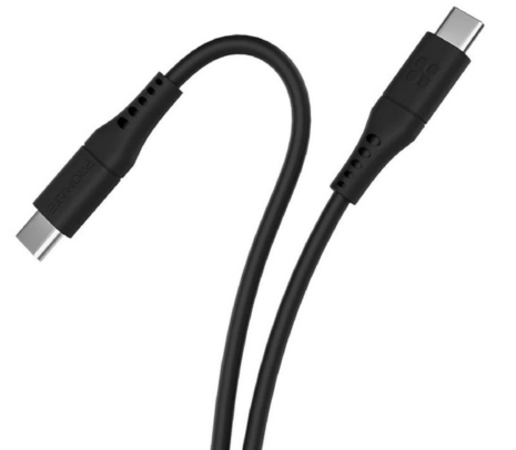 PROMATE POWERLINK-CC120.BLACK CABLE USB-C A USB-C 1.2M 60W