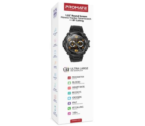 PROMATE XWATCH-R19.BLACK RELOJ SMART BT 1.53