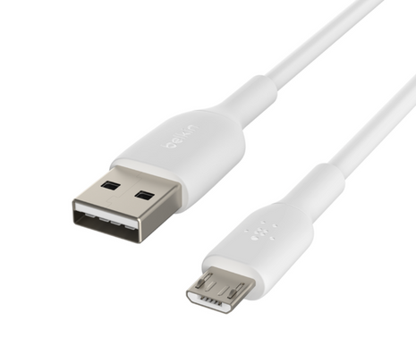 BELKIN CAB005BT1MWH CABLE MICRO USB A USB-A WHITE 1MT