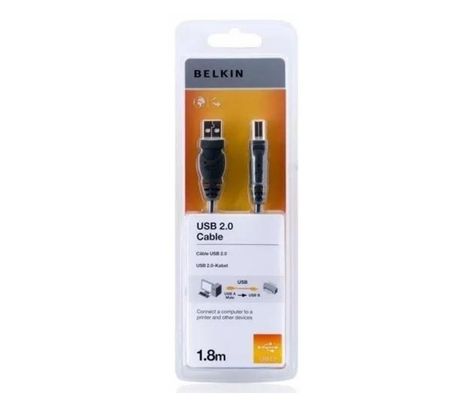 BELKIN F3U154BT1.8 CABLE USB A/B 1.8MTS