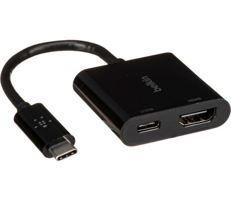 BELKIN AVC002BTBK ADAPTADOR USB-C A HDMI/USB-C (60W) CP