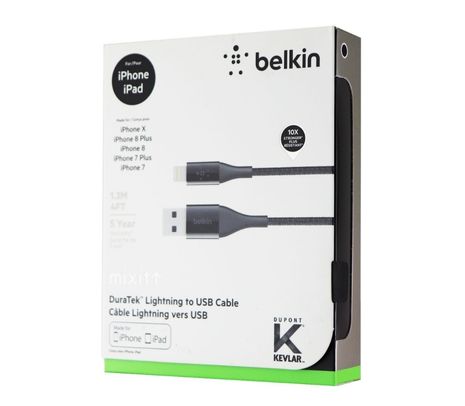 BELKIN CAA001BT1MBK CABLE LIGHTNING A USB-A NEGRO