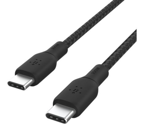 BELKIN CAB014BT2MBK CABLE BRAIDED USB-C A USB-C BLACK 100W