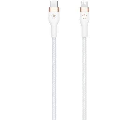 BELKIN CAA011DS1MWH CABLE USB-C A LIGHTNING WHITE 20W 1M *