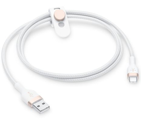 BELKIN CAB010DS1MWH CABLE USB-A A USB-C 2.0 WHITE 12W 1M *