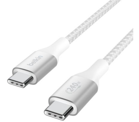 BELKIN CAB015BT2MWH CABLE USB-C A USB-C WHITE 240W 2M CP