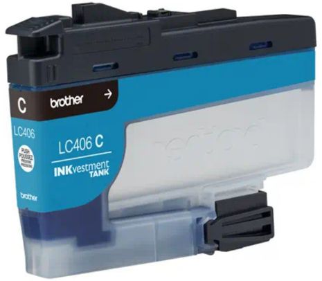 BROTHER LC406CS CYAN JF-1/MFC-4335/4345/4535/5855/5955 1.500 COPIAS CP
