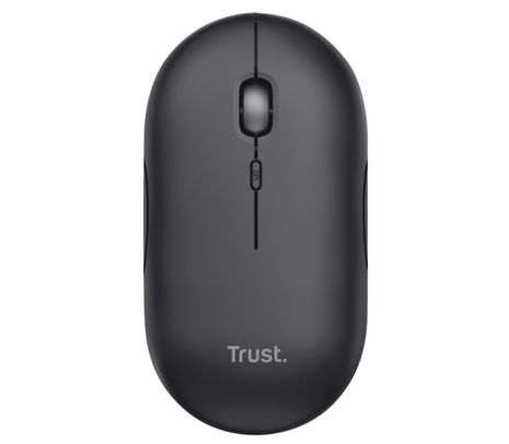 TRUST 24059 MOUSE PUCK INALAMBRICO RECARGABLE NEGRO INAL+BT