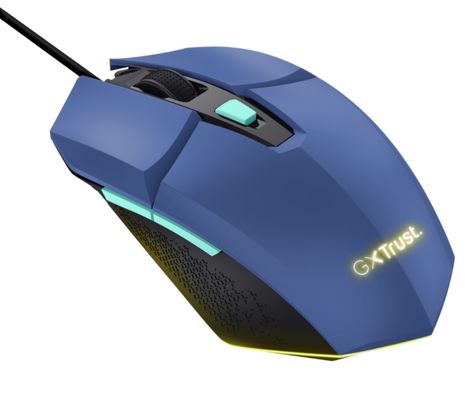 TRUST 25067 MOUSE GAMING GXT109 FELOX BLUE CON LED