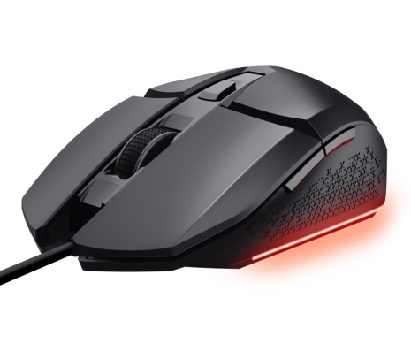 TRUST 25036 MOUSE GAMING GXT109 FELOX BLACK CON LED