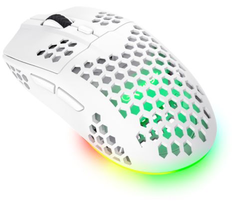 TRUST 25390 MOUSE GAMING GXT929 HELOX WHITE INAL CON LED