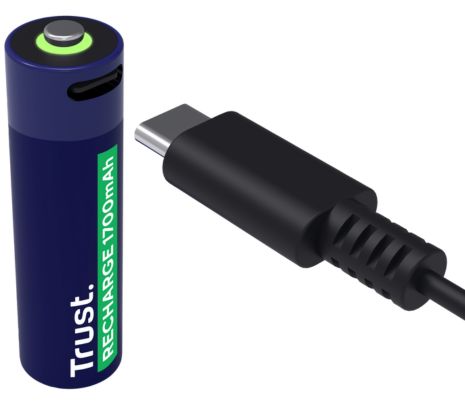 TRUST 25584 PILAS RECARGABLES AA USB-C 2 UNI