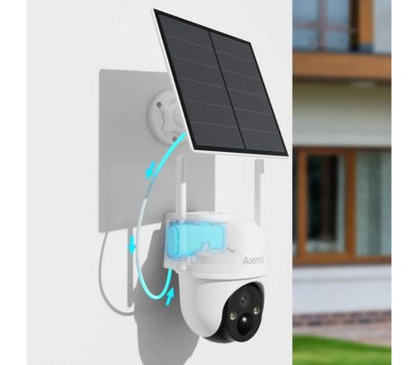 ARENTI GO2T & SP2 CAMARA VIGILANCIA P/EXTERIOR C/PANEL SOLAR