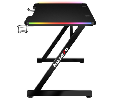 HUZARO HZ-HERO 2.5 MESA/ESCRITORIO GAMING RGB C/LUCES BLACK