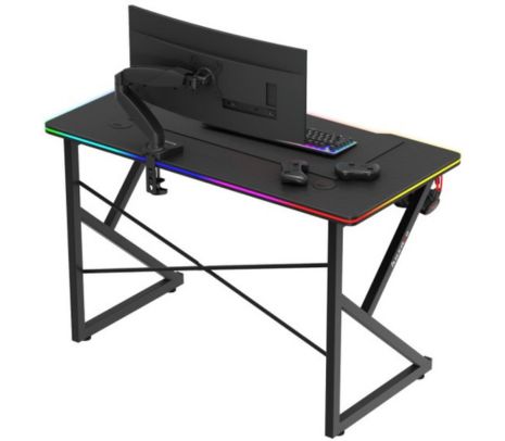 HUZARO HZ-HERO 1.7 MESA/ESCRITORIO GAMING RGB C/LUCES BLACK