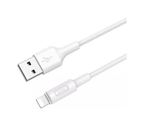 HOCO X25 CABLE SOARER USB-A A LIGHTNING WHITE 1M