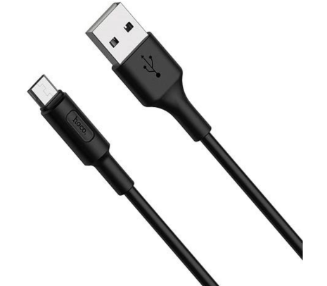 HOCO X25 CABLE SOARER USB-A A MICRO USB BLACK 1M