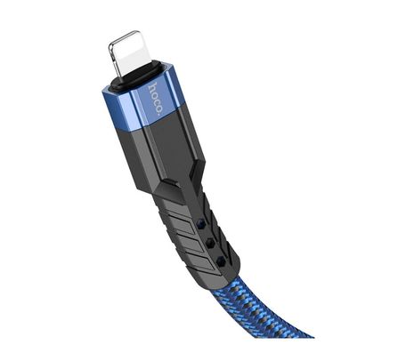HOCO U110 CABLE USB-A A LIGHTNING BLUE 1.2M