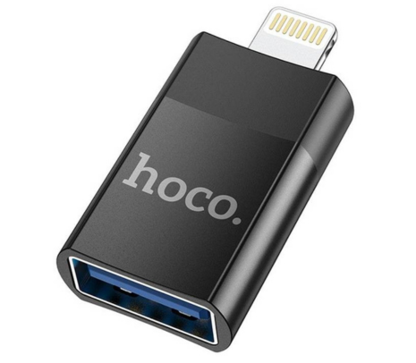 HOCO UA17 ADAPTADOR LIGHTNING A USB-A 2.0 BLACK