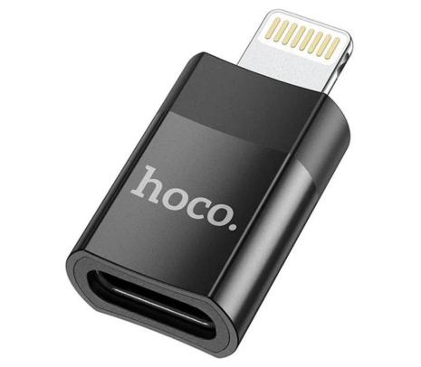 HOCO UA17 ADAPTADOR LIGHTNING A USB-C 2.0 BLACK