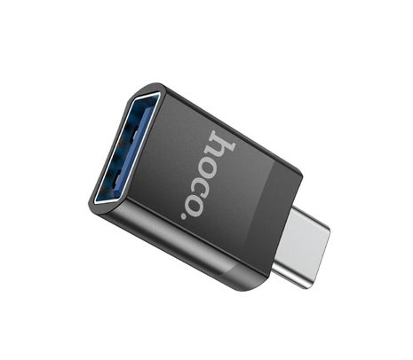 HOCO UA17 ADAPTADOR USB-C A USB-A BLACK