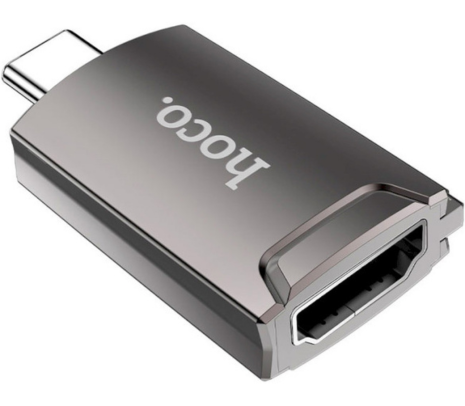 HOCO UA19 ADAPTADOR EASY FLOW USB-C A HDMI METAL GREY