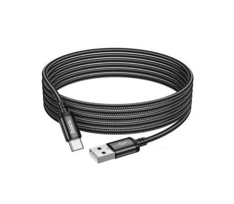 HOCO X91 RADIANCE CABLE USB-A A USB-C BLACK 60W 3M