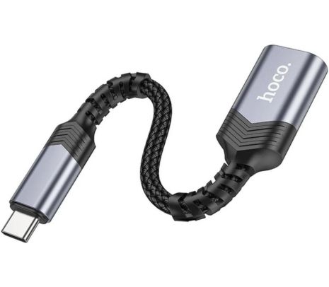 HOCO UA24 ADAPTADOR USB-C A USB-A 3.0 METAL GREY