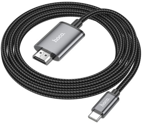 HOCO UA27 ADAPTADOR USB-C A HDMI 2M METAL GREY