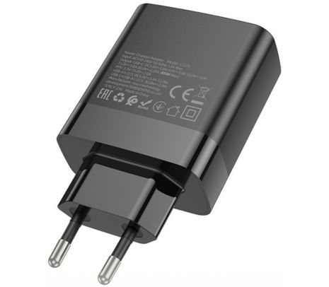 HOCO C127A CARGADOR DE PARED 1 USB-C/3 USB-A EU 45W BLACK