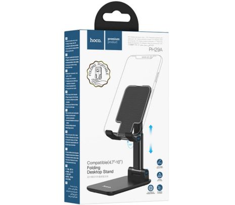 HOCO PH29A CARRY SOPORTE PLEGABLE PARA SMARTPHONE/TABLET BLACK