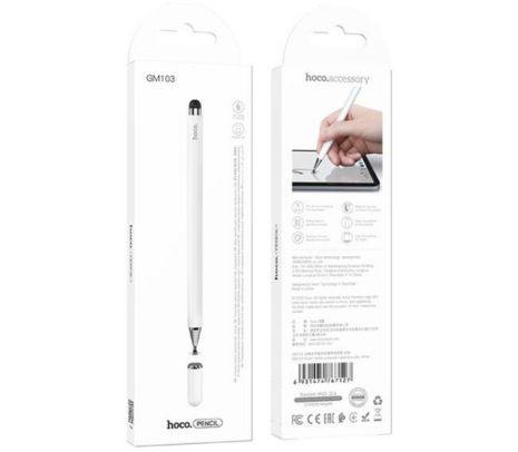 HOCO GM103 FLUENT STYLUS INALAMBRICO P/SMARTPHONE WHITE