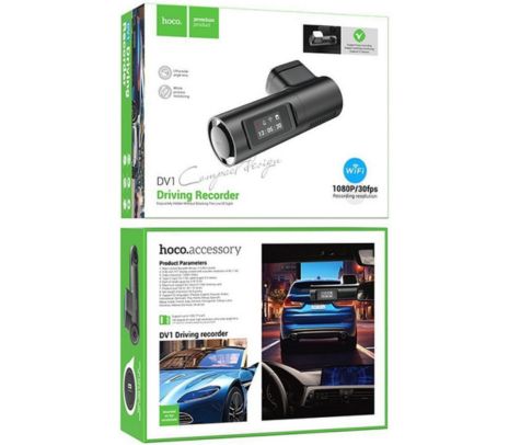 HOCO DV1 DASHCAM VIDEOCAMARA PARA AUTO BLACK