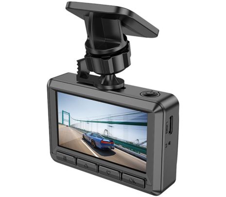 HOCO DV2 DASHCAM VIDEOCAMARA CON DISPLAY PARA AUTO BK (O)