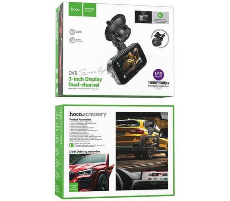 HOCO DV6 DASHCAM C/DISPLAY DE 3