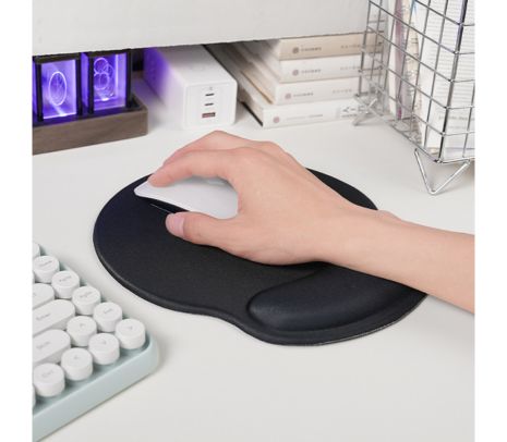 HOCO GM30 MOUSE PAD POLAR FOX C/APOYA MUÑECAS EN GEL BLACK