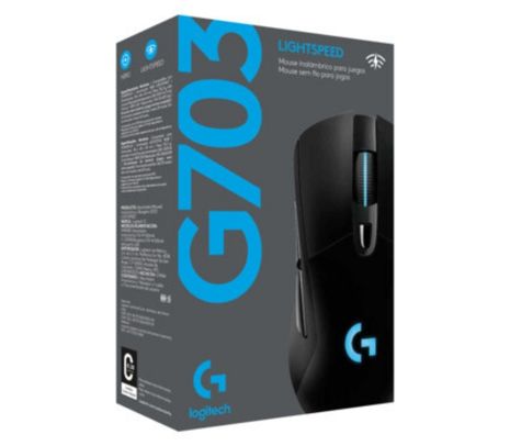 LOGITECH 910-005639 MOUSE G703 GAMING HERO LIGHT INAL PROMO