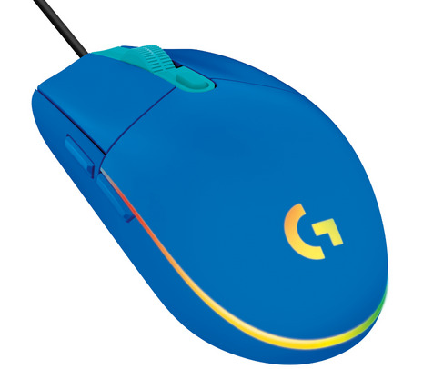 LOGITECH 910-005795 MOUSE G203 GAMING BLUE LIGHT USB P/PROMO