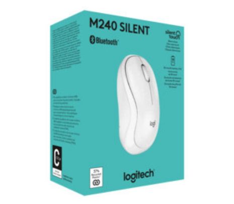 LOGITECH 910-007116 MOUSE M240 SILENT OFF WHITE INAL+BT