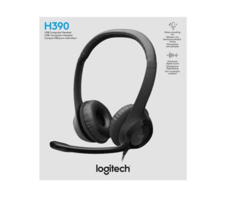 LOGITECH 981-000014 HEADSET H390 CLEARCHAT USB P/PROMO **