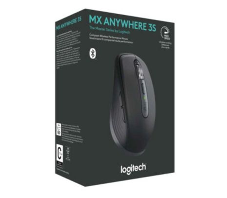 LOGITECH 910-006932 MOUSE MX ANYWHERE 3S GRAPHITE INAL+BT