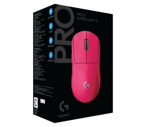 LOGITECH 910-006796 MOUSE PRO X SUPERLIGHT 2 GAMING MAGENTA INAL