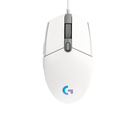 LOGITECH 910-005794 MOUSE G203 GAMING BLANCO LIGHTSYNC USB P/PROMO