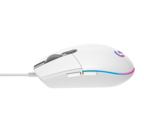 LOGITECH 910-005794 MOUSE G203 GAMING BLANCO LIGHTSYNC USB P/PROMO