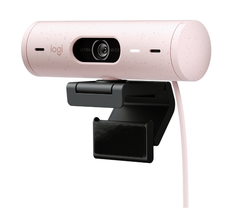 LOGITECH 960-001418 WEBCAM BRIO 500 ROSE AMR USB-C P/PROMO **