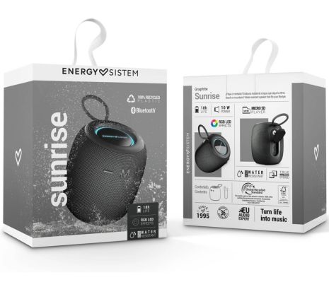 ENERGY SISTEM 457885 PARLANTE SUNRISE BT GRAPHITE